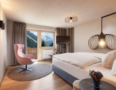 Adler InnTyrol Mountain Resort Beispiel eines Doppelzimmers im Adler InnTyrol Mountain Resort