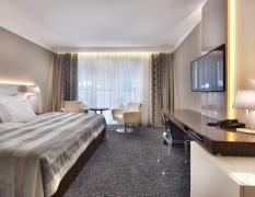 Luxury Wellness und Spa Hotel Prezident Beispiel eines Doppelzimmers Standard im Luxury Wellness und Spa Hotel Prezident