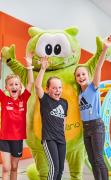 AIGO Familien und Sport Resort Vier Kinder im Turnsaal des AIGO Familien und Sport Resort
