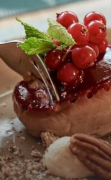 Falkensteiner Genuss und Wohlfühlhotel Mühlviertel Ein schön zubereiteter Dessertteller im Restaurant des Falkensteiner Genuss und Wohlfühlhotel Mühlviertel
