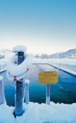 Hotel Hochschober Beheiztes Seebad im Winter im Hotel Hochschober